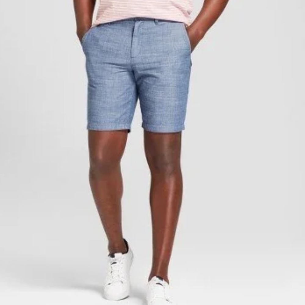 Goodfellow & Co Blue Hybrid Shorts for Versatile Style